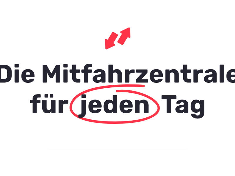 Logo von Pendla mit dem Schriftzug "Die Mitfahrzentrale für jeden Tag"